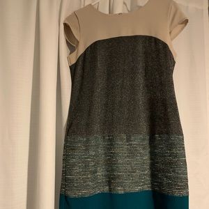 4 Tier Midi Dress with Cap Sleeves